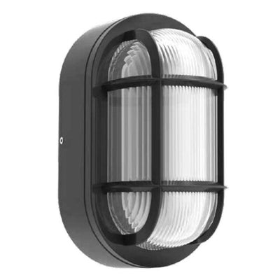 Westgate Mfg LED Traditional Bulkhead, 12/18/20W, CCT Selectable, 0-10V Dimmable, Photocell, Black, BKH-20W-MCTP-BK-P