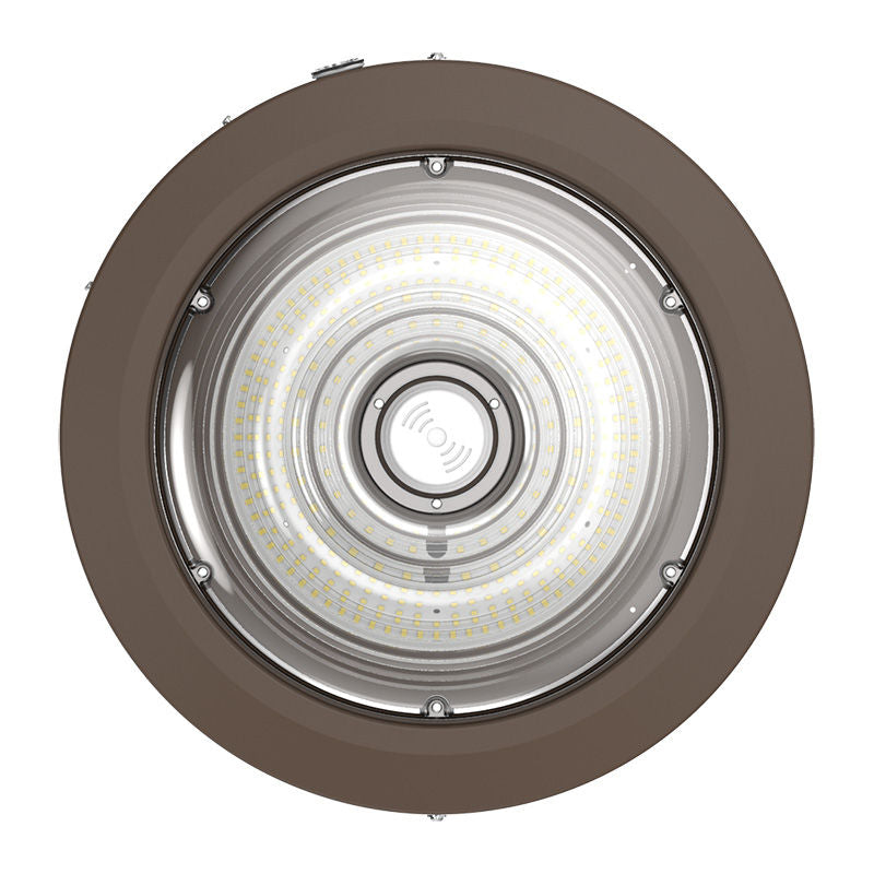 Westgate Mfg Builder Series Round Canopy, 40/60/80W, CCT Selectable, Sensor Ready, Bronze, CXER-40-80W-MCTP-SR