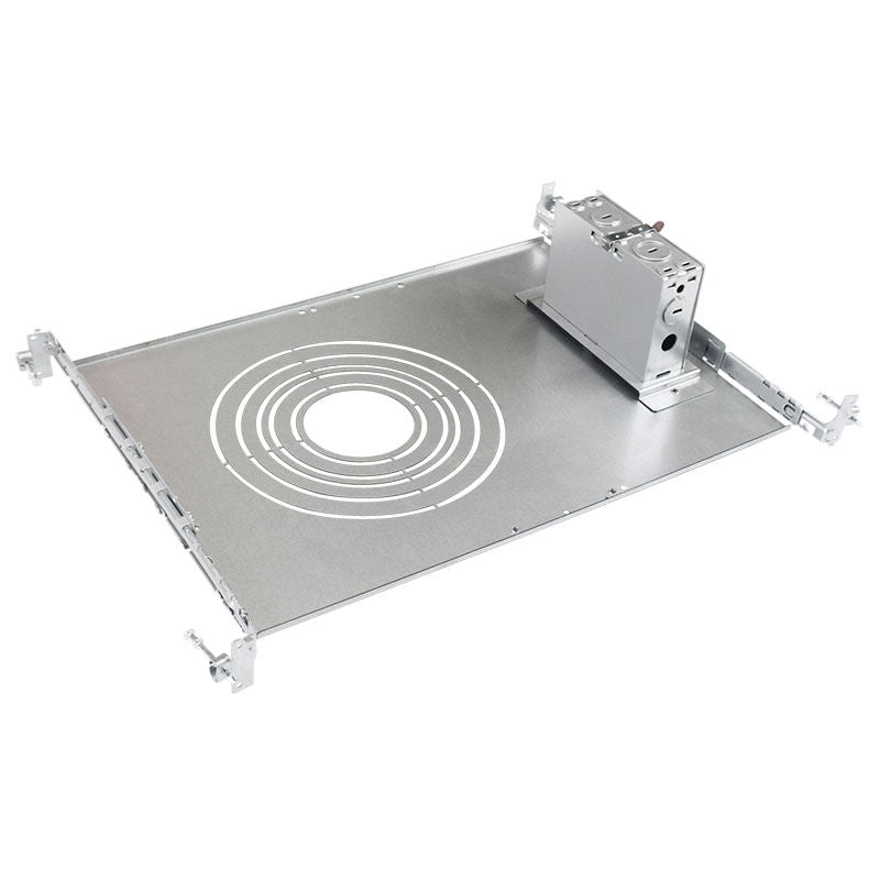 Westgate Mfg CRLC Mounting Plate with Brackets and J-Box, 4/6/8 In., CRLC-468-RIBH-JB