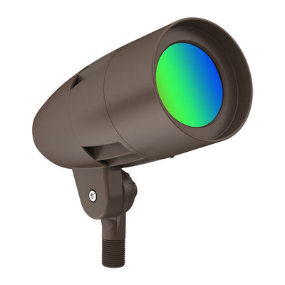 Westgate Mfg X-GEN BULLET Flood Light, 15W, RGBW, Bluetooth App Control, Bronze, FLDX-MD-15W-RGBW-BT-BR