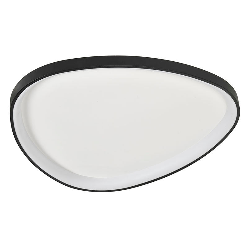 Westgate Mfg FMHT Free-Form Ceiling Light, 40W, CCT Selectable, 24.5 In., Sandy Black, FMHT-24-MCT5-BK