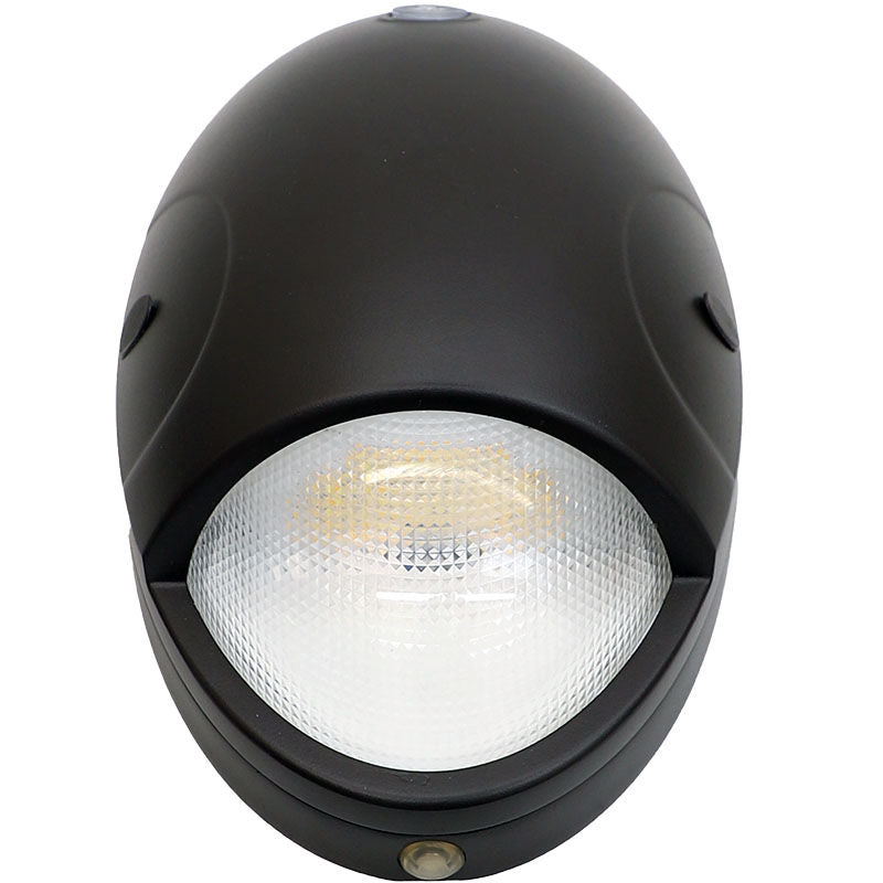 Westgate 120-277V Builder Series Decorative Outdoor LED AC/Emergency Unit, 15W, 3500K/4000K/5000K Black, DELW-15W-MCT-BK
