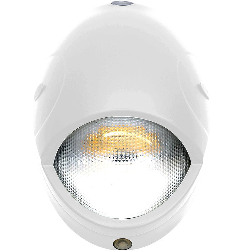 Westgate 120-277V Builder Series Decorative Outdoor LED AC/Emergency Unit, 15W, 3500K/4000K/5000K White, DELW-15W-MCT-WH