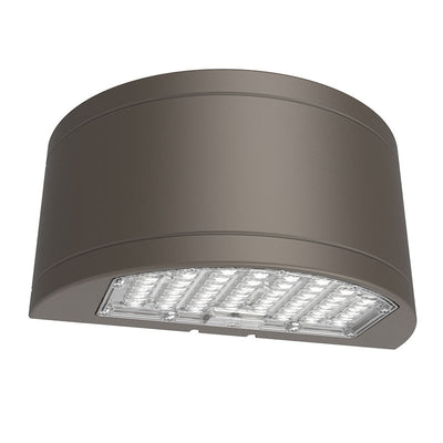 Westgate Mfg Half-Cylinder Wall Pack, 24/32/40W, CCT Selectable, 0-10V Dimming, Type III, Bronze, WHCX-24-40W-MCTP