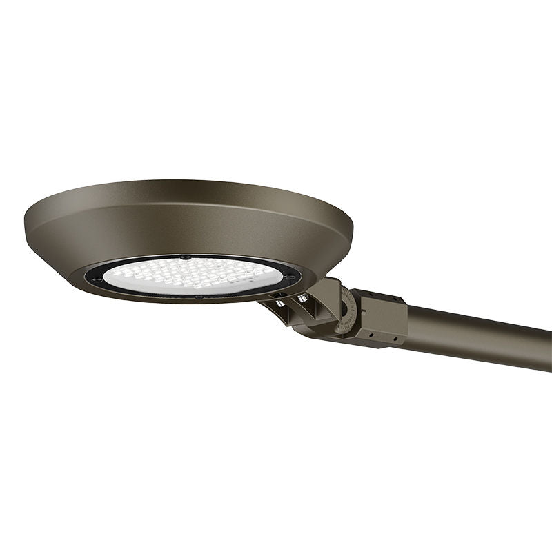 Westgate Mfg GPX Post-Top Solar Disk Light, Slipfitter, 10W, 1,700 lm, CCT Selectable, Bronze, GPX-10W-SOLAR-SF