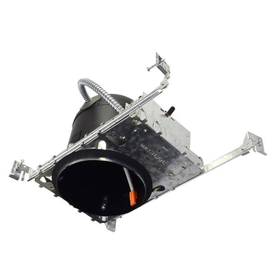 Westgate Mfg 6 In. Recessed Housing, ICAT, 120-277V, Matt Black, HL6-ICAT