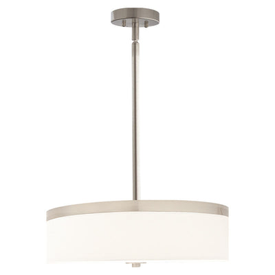 Westgate Mfg Suspension Rod for Ceiling Fixture Swivel Canopy, 24 In., Brushed Nickel, LCF-ROD-24-BN
