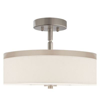 Westgate Mfg Suspension Rod for Ceiling Fixture Swivel Canopy, 5 In., Brushed Nickel, LCF-ROD-5-BN