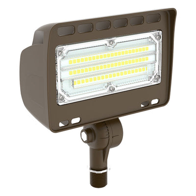 Westgate Mfg LF4 Architectural Flood Light, 30W, 3000K, 0-10V Dimmable, IP65, Bronze, LF4-30W-30K-D-KN