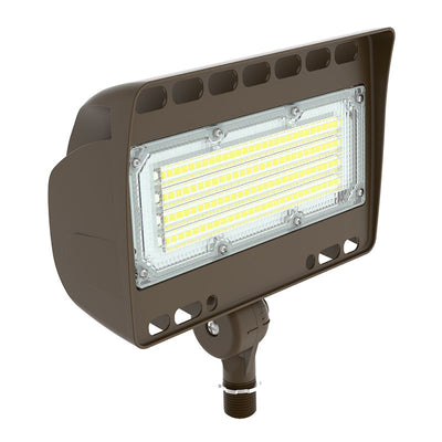 Westgate Mfg LF4 Architectural Flood Light, 50W, 3000K, 0-10V Dimmable, IP65, Bronze, LF4-50W-30K-D-KN