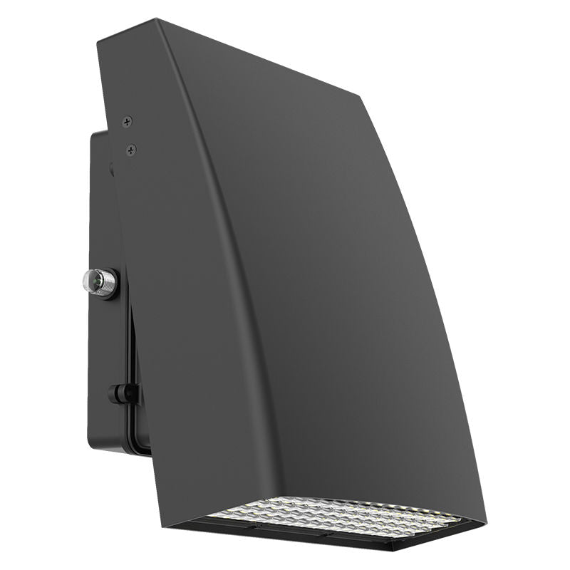 Westgate Mfg LED Adjustable Cutoff Wall Pack, 50/80/120W, CCT Selectable, 0-10V Dimmable, Photocell, IP65, Black, LWAX-LG-50-120W-MCTP-P-BK