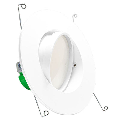 Westgate Mfg 6 In. Adjustable Baffle Composite Recessed Trim, 11W, CCT Selectable, CRI90, TRIAC Dimming, RDPF6-ADJ-MCT5