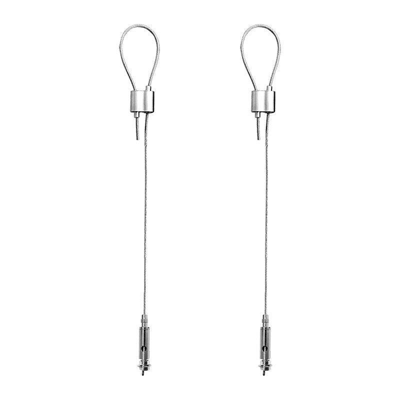 Westgate Mfg Adjustable Double Suspension Cable, 20 ft, 1/16 in, Single Keyhole, White, SCL-GS20