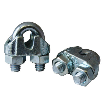 Westgate Mfg Wire Rope Clip, 1/4 In., Galvanized Malleable Iron, SCL-WRCL-14