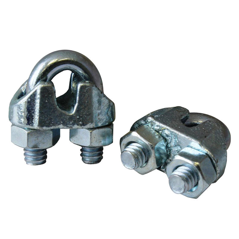 Westgate Mfg Wire Rope Clip, 1/4 In., Galvanized Malleable Iron, SCL-WRCL-14