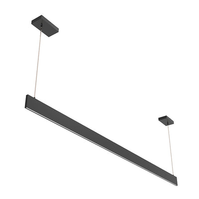 Westgate Mfg Slim Linear, 40/46/52/60W, CCT Selectable, 0-10V & Triac, 8 Ft., Black, SCSL-UD-8FT-MCTP-BK