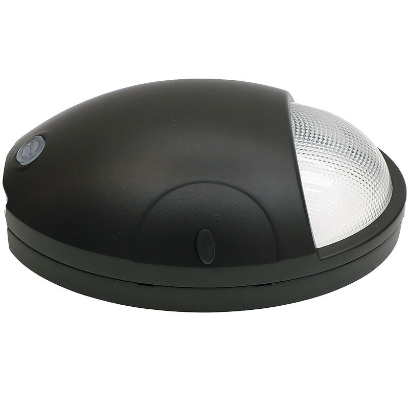 Westgate 120-277V Builder Series Decorative Outdoor LED AC/Emergency Unit, 15W, 3500K/4000K/5000K Black, DELW-15W-MCT-BK