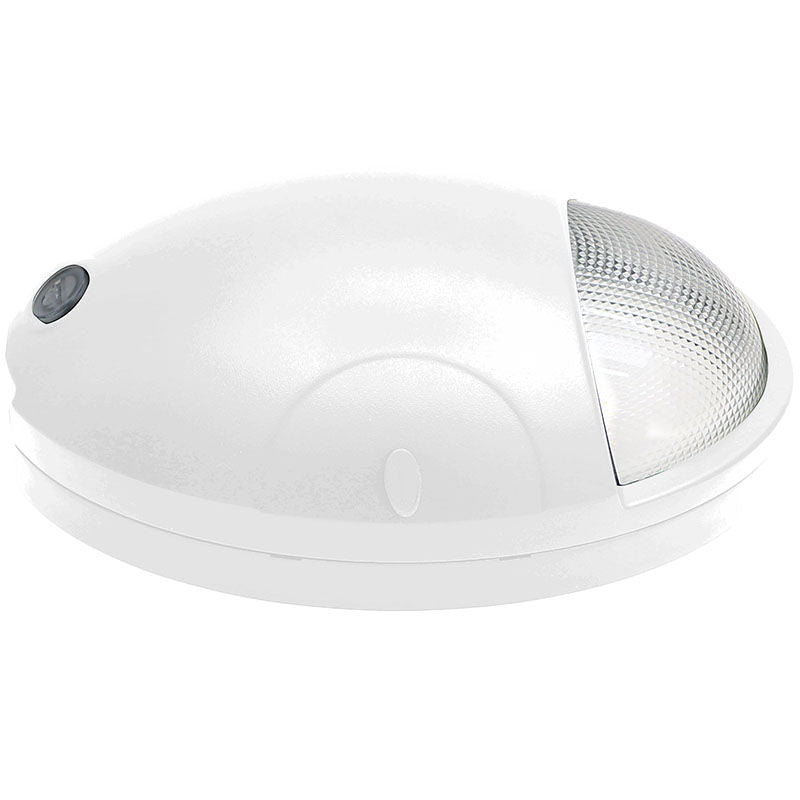 Westgate 120-277V Builder Series Decorative Outdoor LED AC/Emergency Unit, 15W, 3500K/4000K/5000K White, DELW-15W-MCT-WH