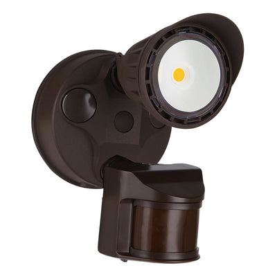 Westgate Mfg LED Security Flood Light, 10W, CCT Selectable, PIR, 120-277V, Bronze, SL-10W-MCT-BZ-P