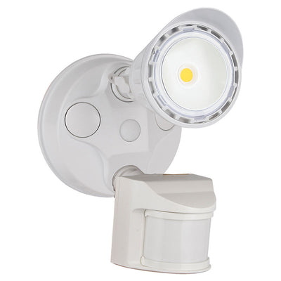 Westgate Mfg LED Security Flood Light, 10W, CCT Selectable, PIR, 120-277V, White, SL-10W-MCT-WH-P