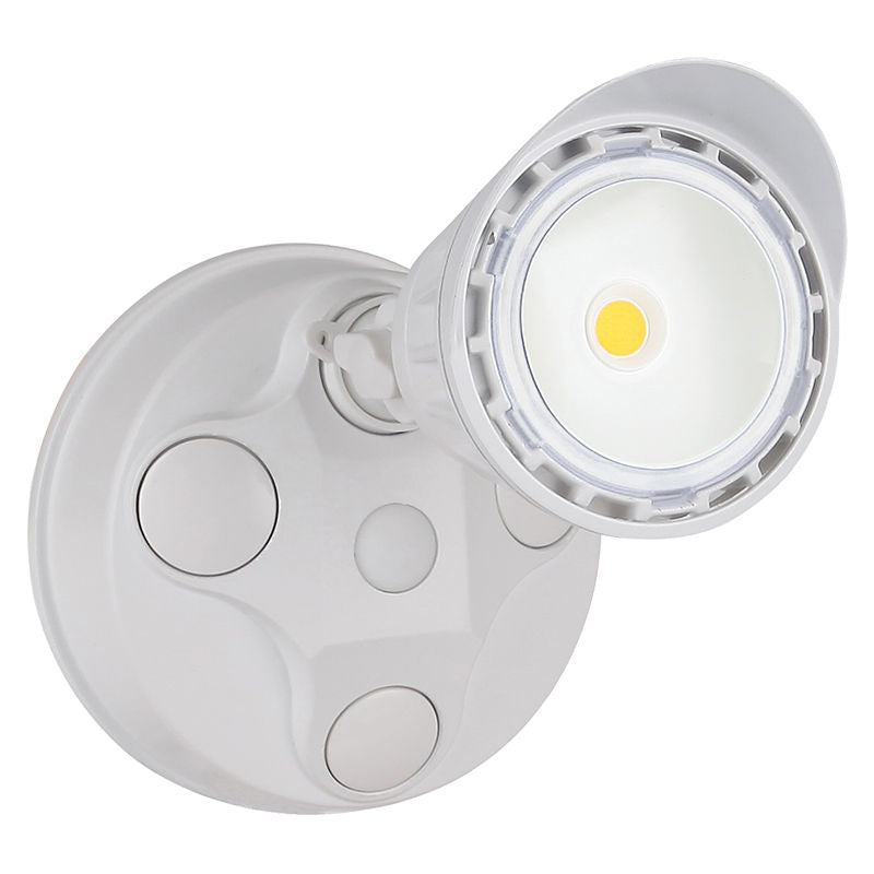 Westgate Mfg LED Flood Light, 10W, CCT Selectable, TRIAC Dimming, 120V, White, SL-10W-MCT-WH-D