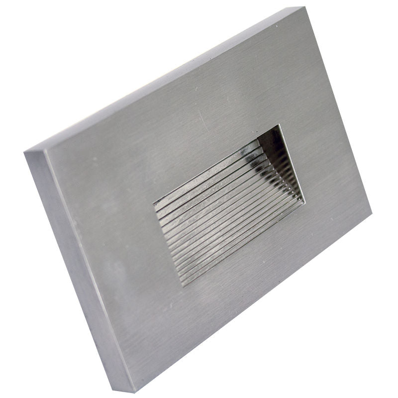 Westgate Model A - 120V Selectable CCT LED Integrated Step Lights, 3.5W, 30K/40K/50K Brushed Nickel, SLE-A-120V-MCT-BN