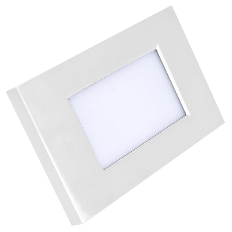 Westgate Model F - Selectable CCT LED Integrated Step Lights, 3.5W, 3000K/4000K/5000K White, SLE-F-120V-MCT-WH