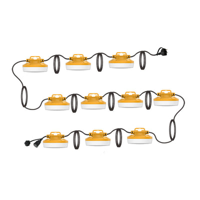 Westgate 2 Wire Economy Construction String Lights, 10x10W, 5000K, CL-CONST-100FT-50W-2WIRE