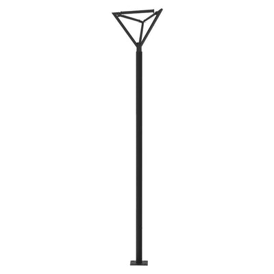 Westgate Mfg Tree of Light Triple-Arm Post Top, 75W, CCT Selectable, Black, TOL-A3-3L-BK