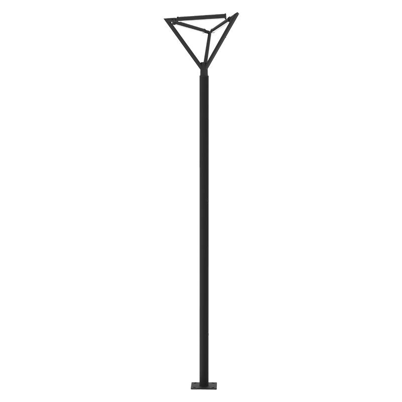 Westgate Mfg Tree of Light Triple-Arm Post Top, 75W, CCT Selectable, Black, TOL-A3-3L-BK