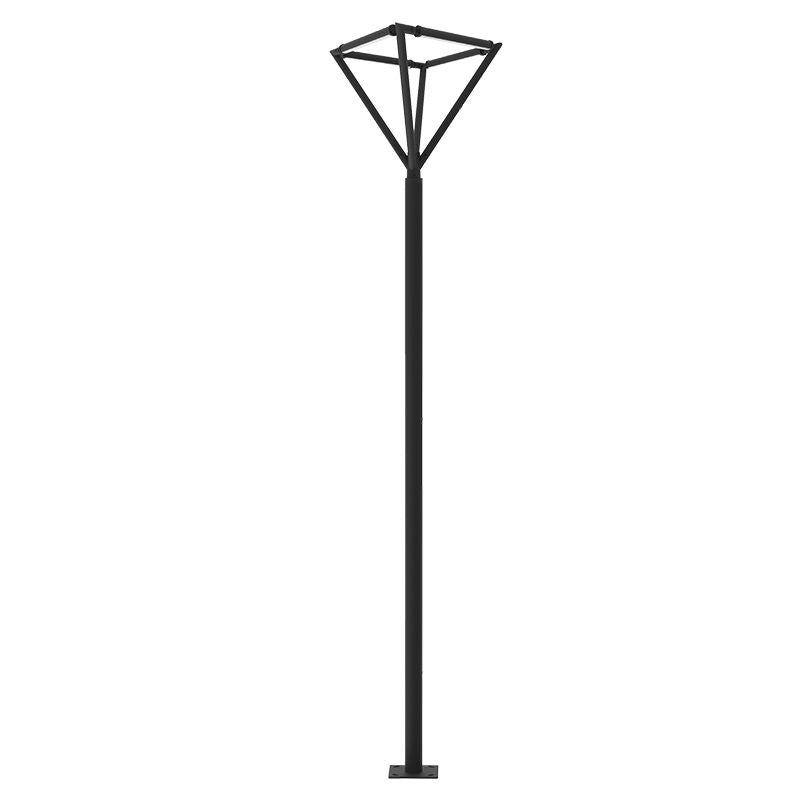 Westgate Mfg Tree of Light Quad-Arm Post Top, 100W, CCT Selectable, Black, TOL-A4-4L-BK