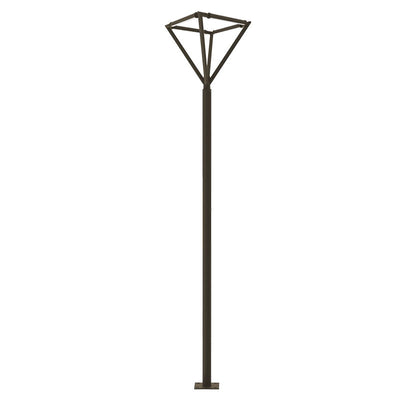 Westgate Mfg Tree of Light Quad-Arm Post Top, 100W, CCT Selectable, Bronze, TOL-A4-4L-BR