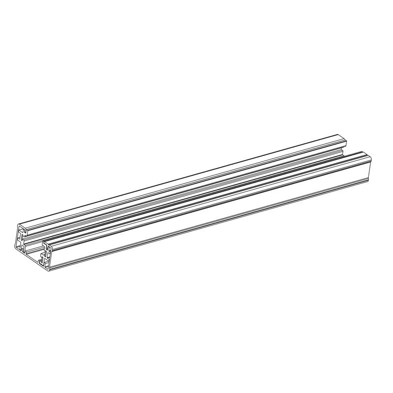 Westgate Mfg 3-Wire Track, 8 ft, White, TR-8FT-WH
