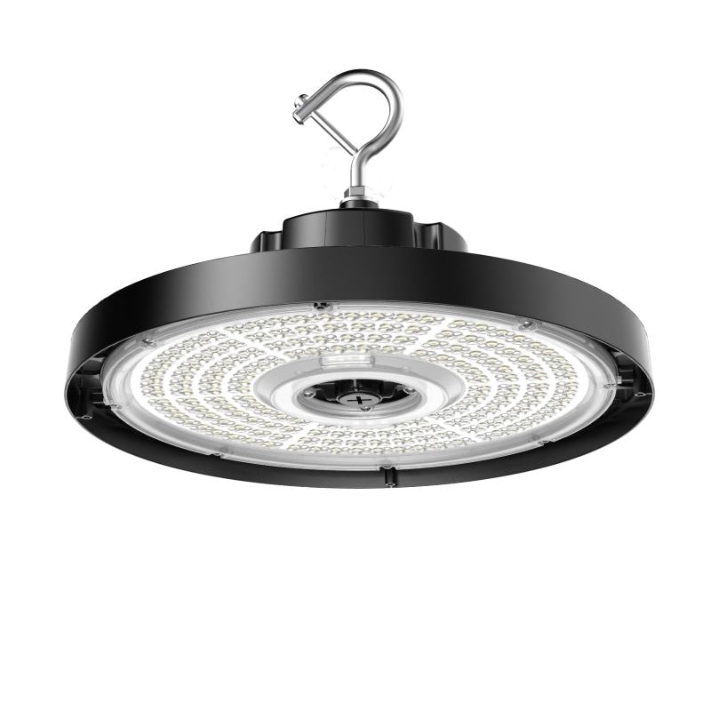 Westgate Mfg UHXMAX UFO High Bay, 70/110/150W, CCT Selectable, 0-10V, 60/80/100° Beam, IP65, Black, UHXMAX-70-150W-MCTPB-SR
