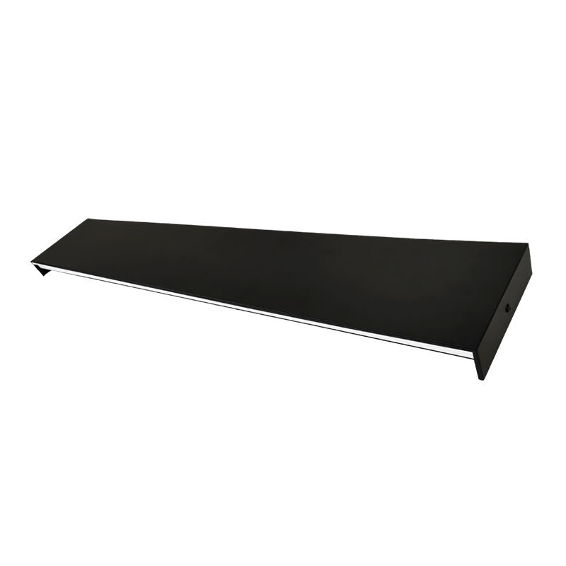Westgate Mfg 3ft Flat Wall Light, 36W, CCT Selectable, 0-10V/TRIAC Dimming, Black, WCF-UD-EFT-36W-MCTP-DD-BK