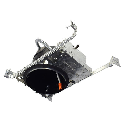 Westgate Mfg 6 In. Shallow Recessed Housing, ICAT, 120-277V, Matt Black, HL6S-ICAT