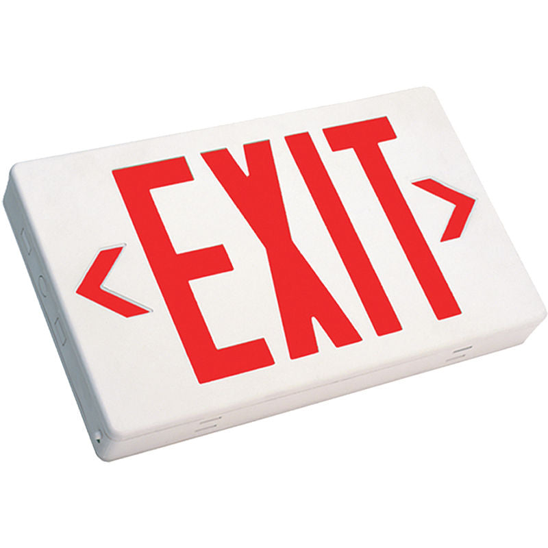 Westgate LED Exit Sign White, XT-RW-EM