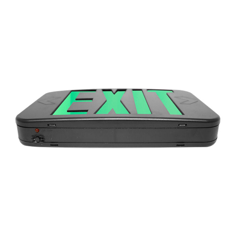 Westgate 2-in-1 LED Color-Selectable Universal Exit Sign, 1W, 1001K Black, XTU-RG-EM-BK