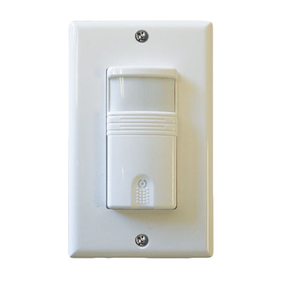 Westgate Mfg Vacancy & Occupancy Sensor Wall Switch, Single Pole, White, YM2108-W