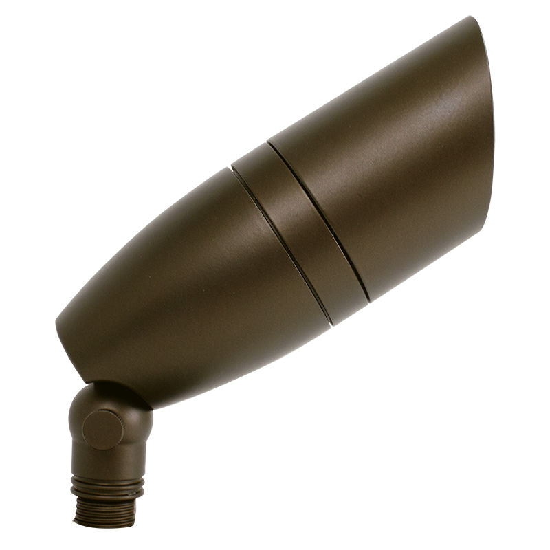 Westgate 120V Garden Bullet Lights with Shroud, 8W, 3000K/4000K/5000K Oil rubbed Bronze, AD120-018-MCT-ORB