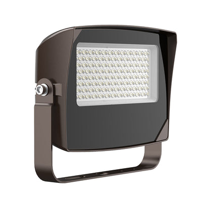 Westgate Mfg LF4MAX Flood Light, 20/30/50W, CCT Selectable, 0-10V, U Bracket, Photocell, Brown, LF4MAX-MD-20-50W-MCTPB-TR-P