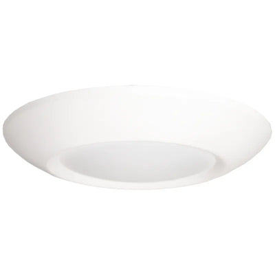 Westgate Mfg DLSE6 Disk Light, 15W, CCT Selectable, TRIAC Dimming, Wet Location, White, DLSE6-MCT5