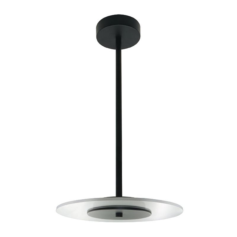 Westgate Mfg LED Décor Accent Pendant, 12W, CCT Selectable, CRI90, TRIAC Dimming, 10 In., Black, LDAP-10-MCT5
