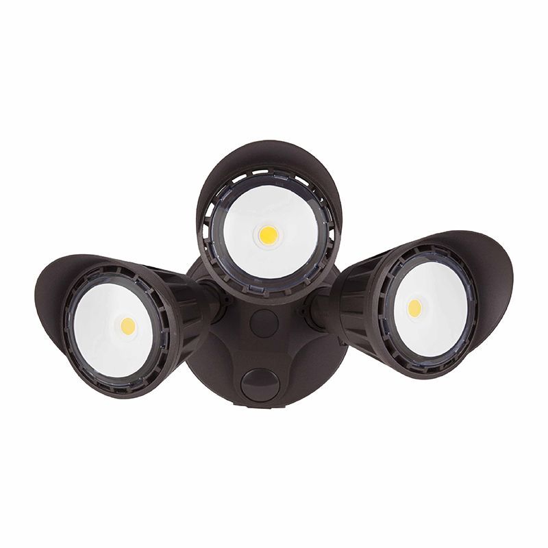Westgate Mfg LED Flood Light, 30W, 5000K, TRIAC Dimming, 120° Beam, Bronze, SL-30W-50K-BZ-D