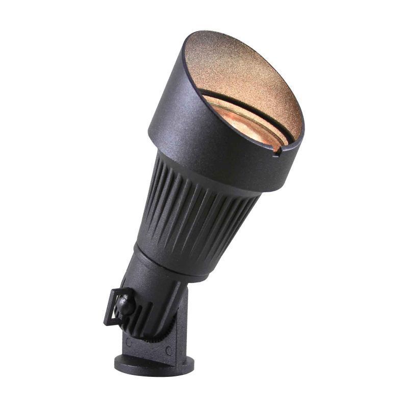 Westgate Mfg Directional Light, 5W, 3000K, 12V, 36° Beam, Cast Aluminum, Black, AD-131-BK