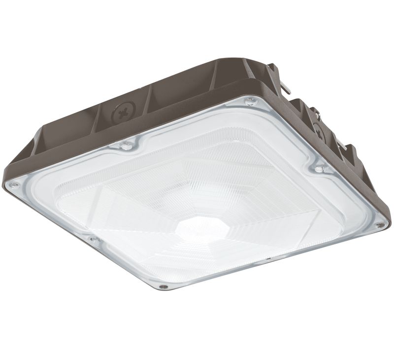 Westgate Mfg CDL2 Canopy Light, 45W, 3000K, 0-10V Dimmable, Bronze, CDL2-45WW