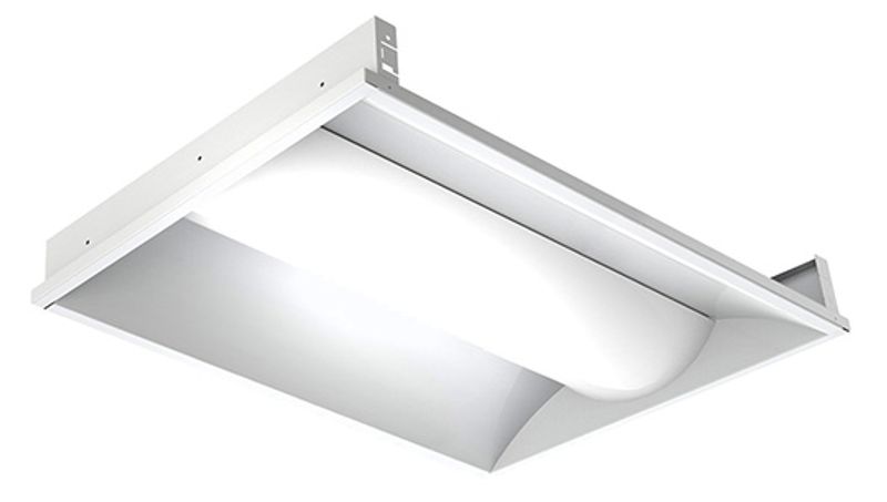 Westgate Mfg LTR 2X2 Direct-Indirect Troffer, 40W, 5000K, 0-10V Dimmable, White, LTR-2X2-40W-50K-D