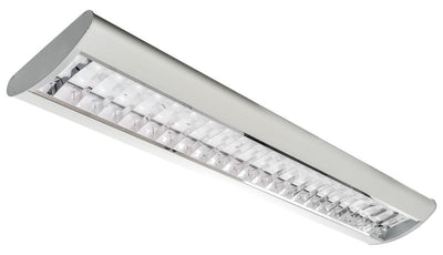 Westgate Mfg SCLP Parabolic Suspended Downlight, 40W, CCT Selectable, 0-10V Dimmable, White, SCLP-4FT-40W-MCT-D
