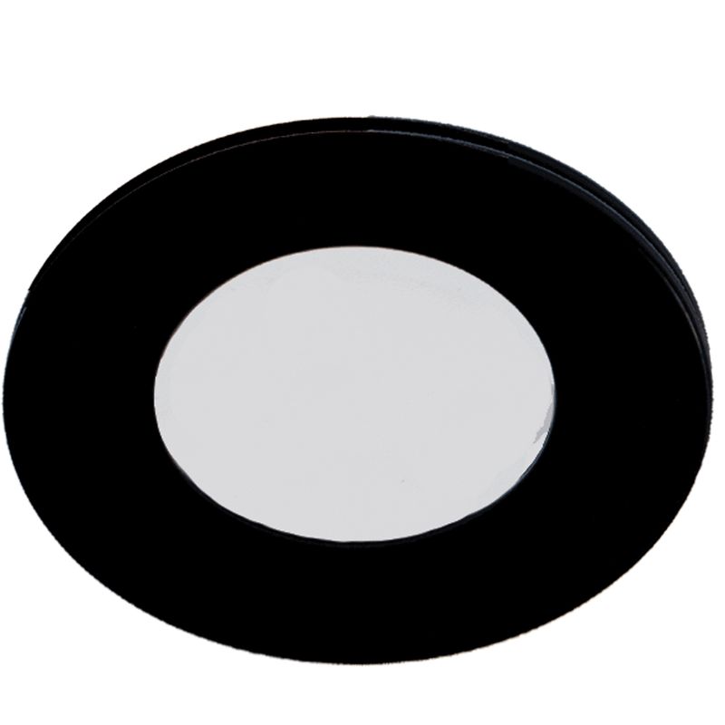 Westgate PL12 3" LED Slim Puck Light - 2W - 4000K - 120 Lumens - 12V - Black, PL12-40K-BK