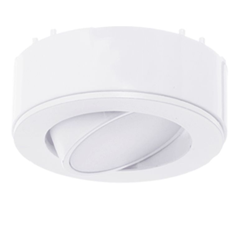 Westgate PL12ADJ 3" LED Adjustable Puck Light - 4.5W - 5000K - 250 Lumens - 12V - White, PL12ADJ-50K-WH
